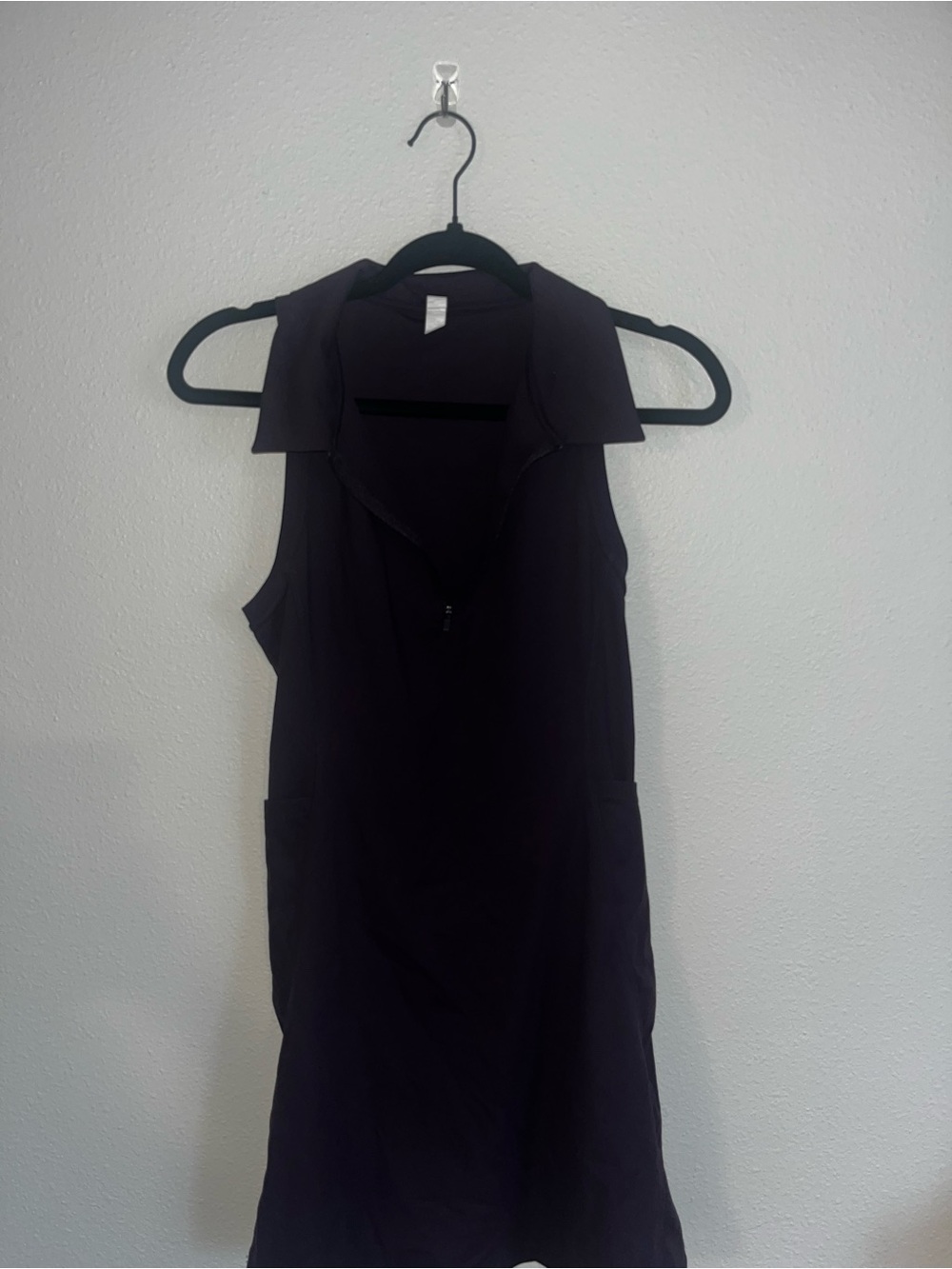 Plum Purple Sleeveless Tennis/Golf Dress